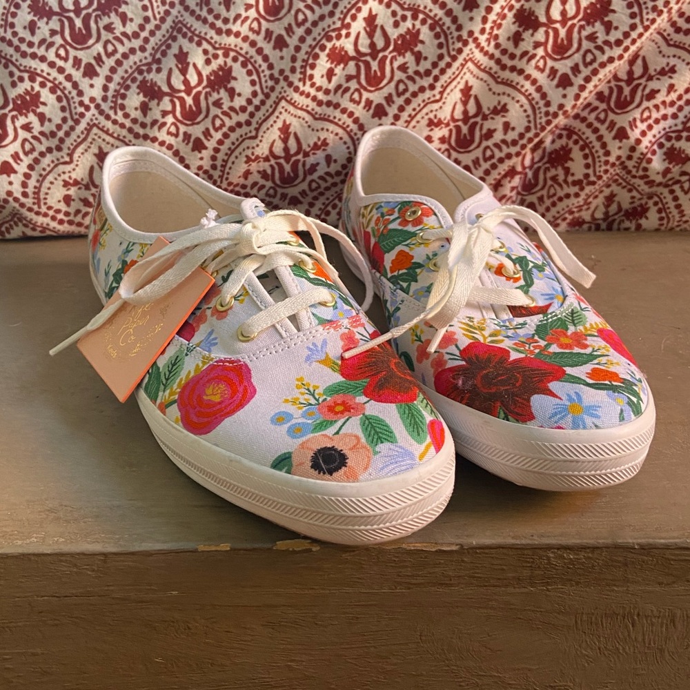 Rifle Paper Co Keds Sneaker - Women’s Size 9 - Picture 4 of 9